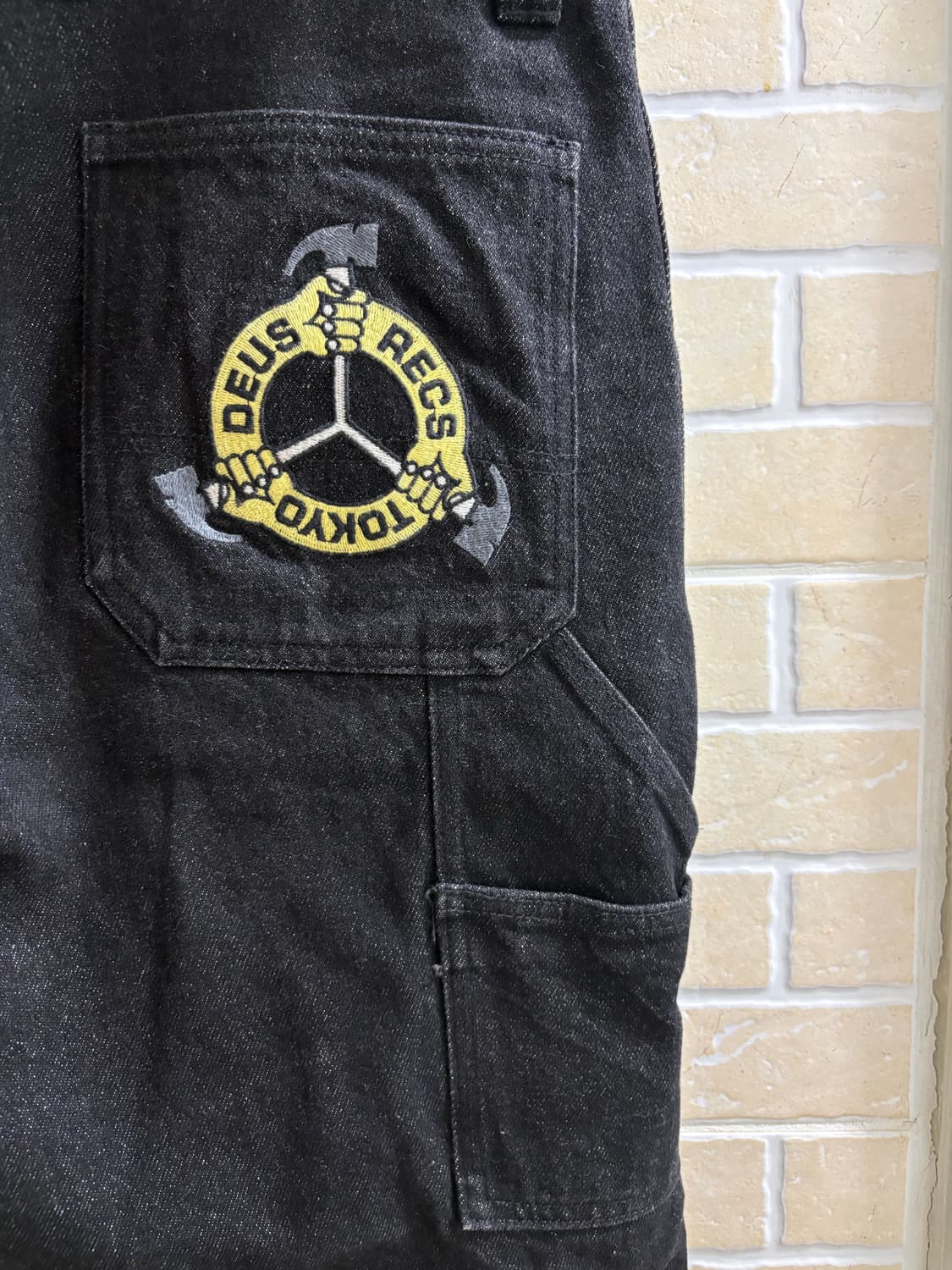 데우스엑스마키나 - 블랙 카펜터 데님 빅펠라 32사이즈 상품이미지6