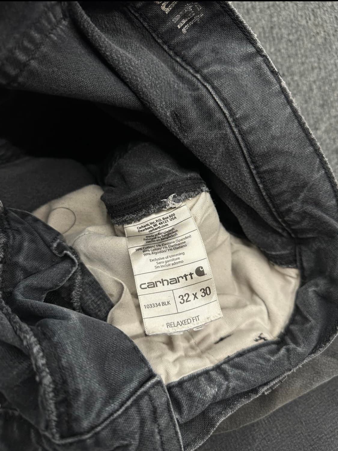 칼하트 더블니 블랙 상품이미지4