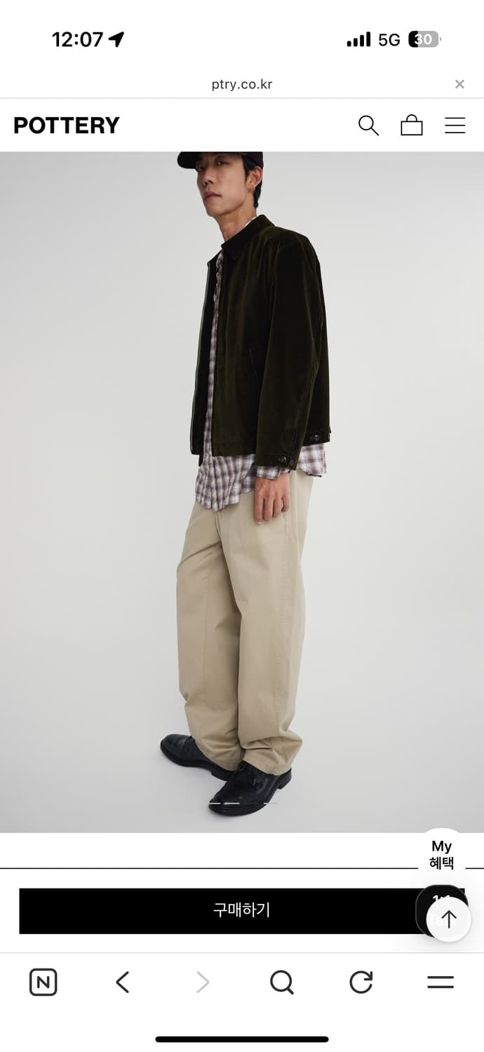 오피서 치노 팬츠 라이트 베이지 3사이즈 팝니다. 상품이미지1