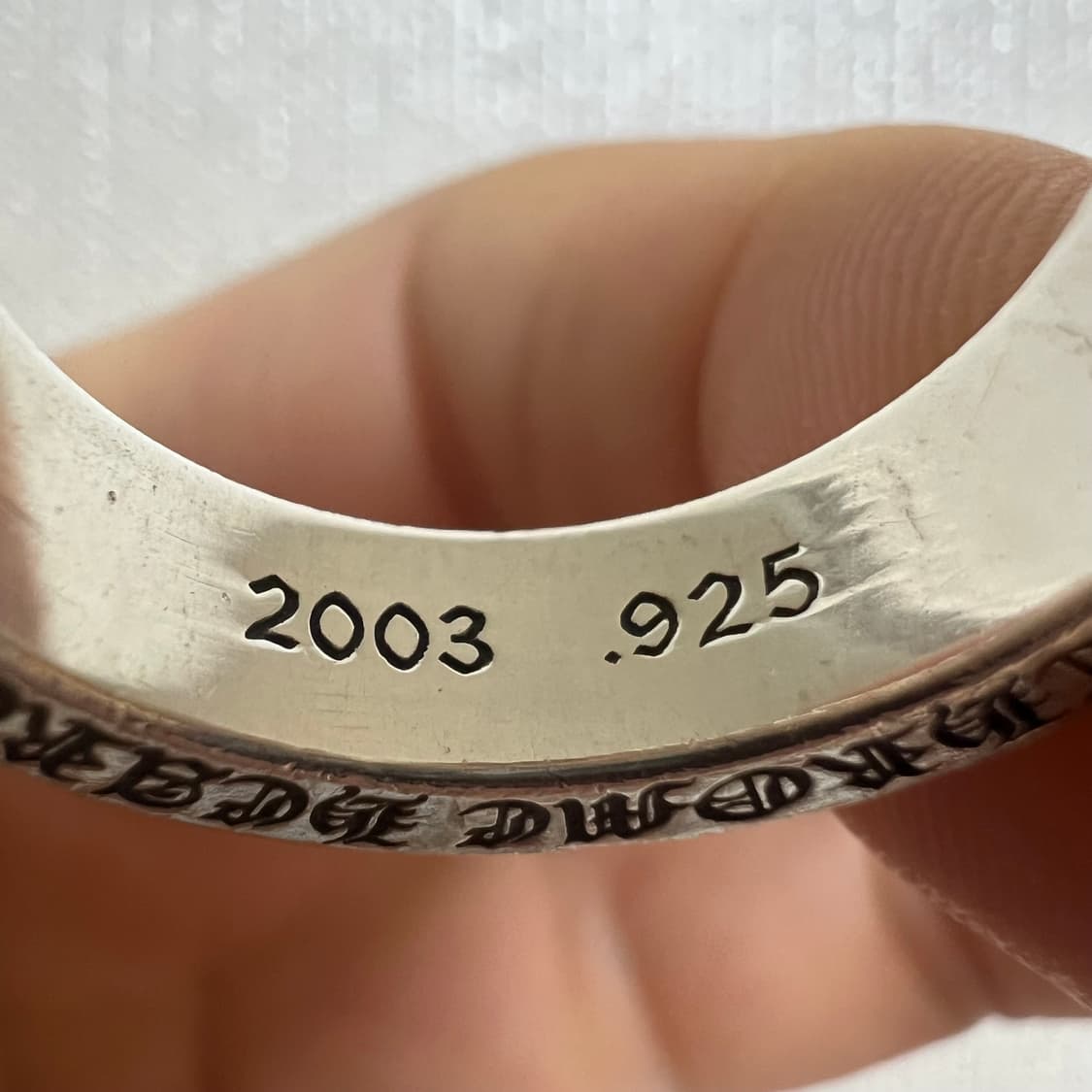 크롬하츠 퍽유링 US7사이즈 판매합니다  상품이미지5