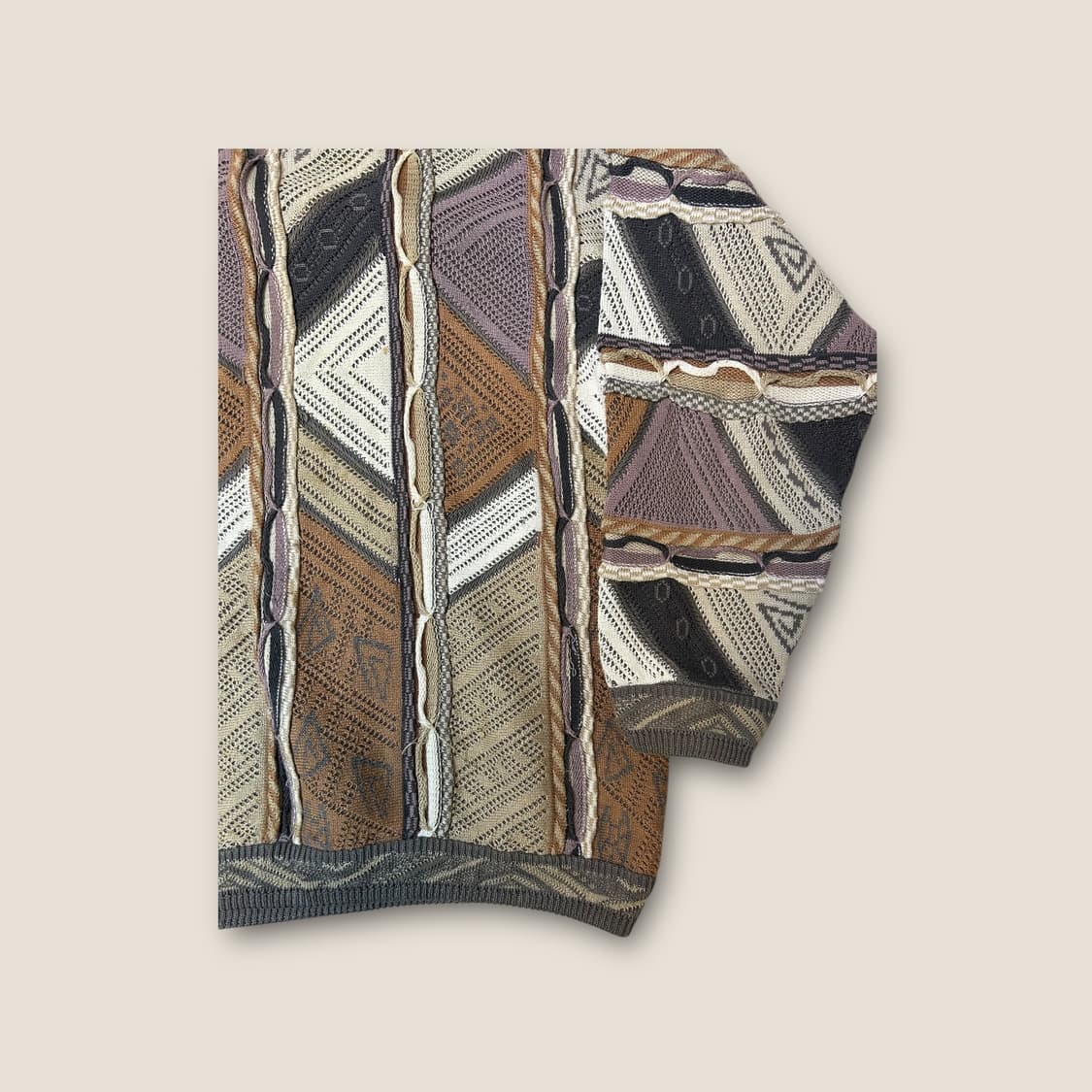 T057 90s 오스트레일리아 케이블 니트 상품이미지3