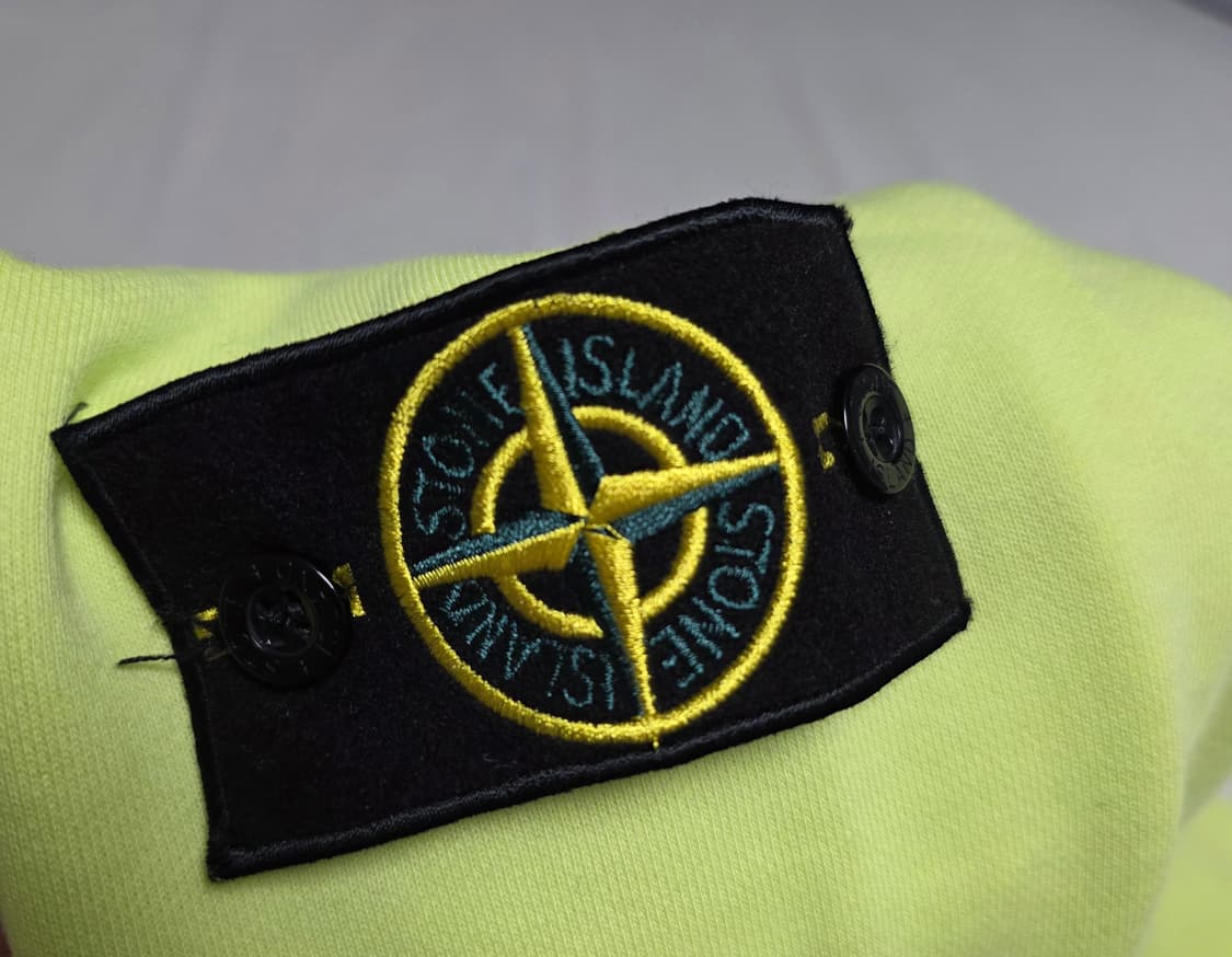 스톤아일랜드 63051 크루넥 스웻셔츠 레몬 22SS 2XL 상품이미지3