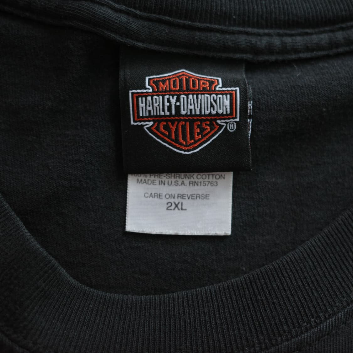 할리데이비슨 made in usa시카고 불꽃 롱슬리브 2XL 상품이미지3