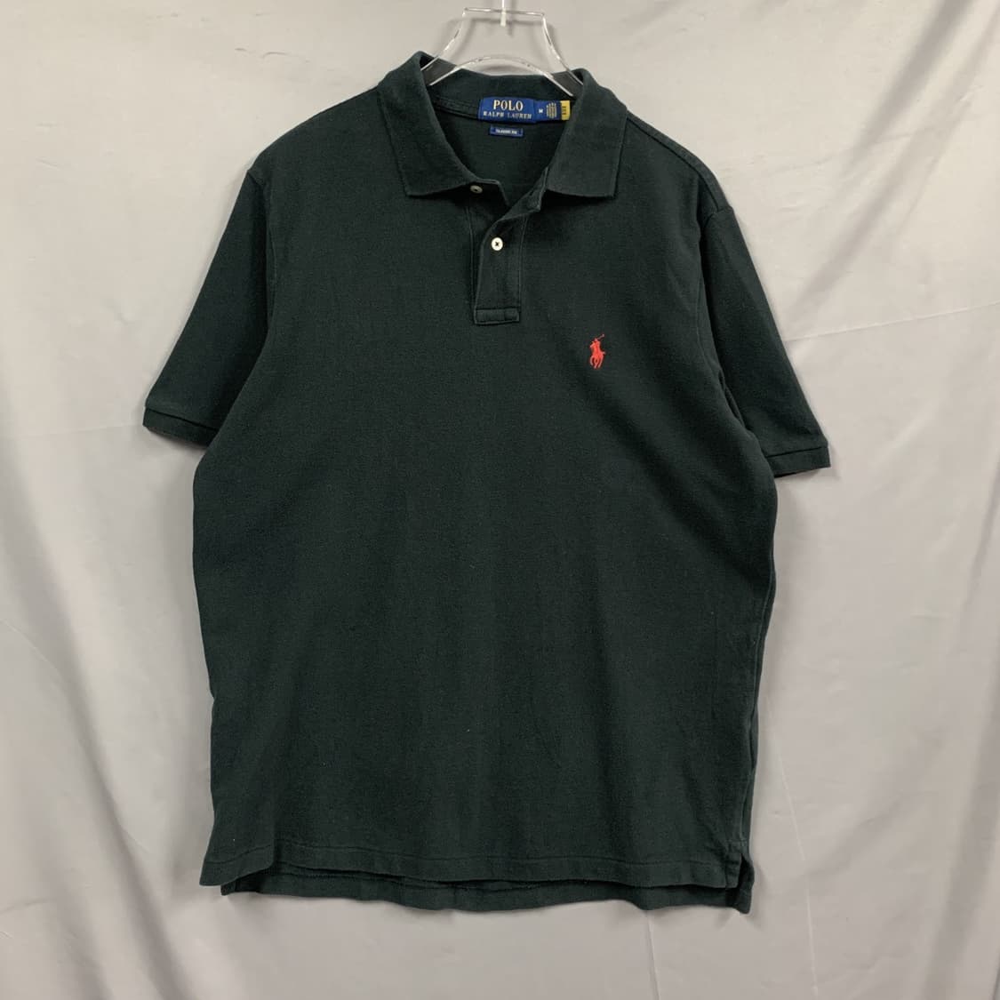 M 폴로랄프로렌 클래식핏 신형 QR택 블랙 PK 반팔 카라티 상품이미지1