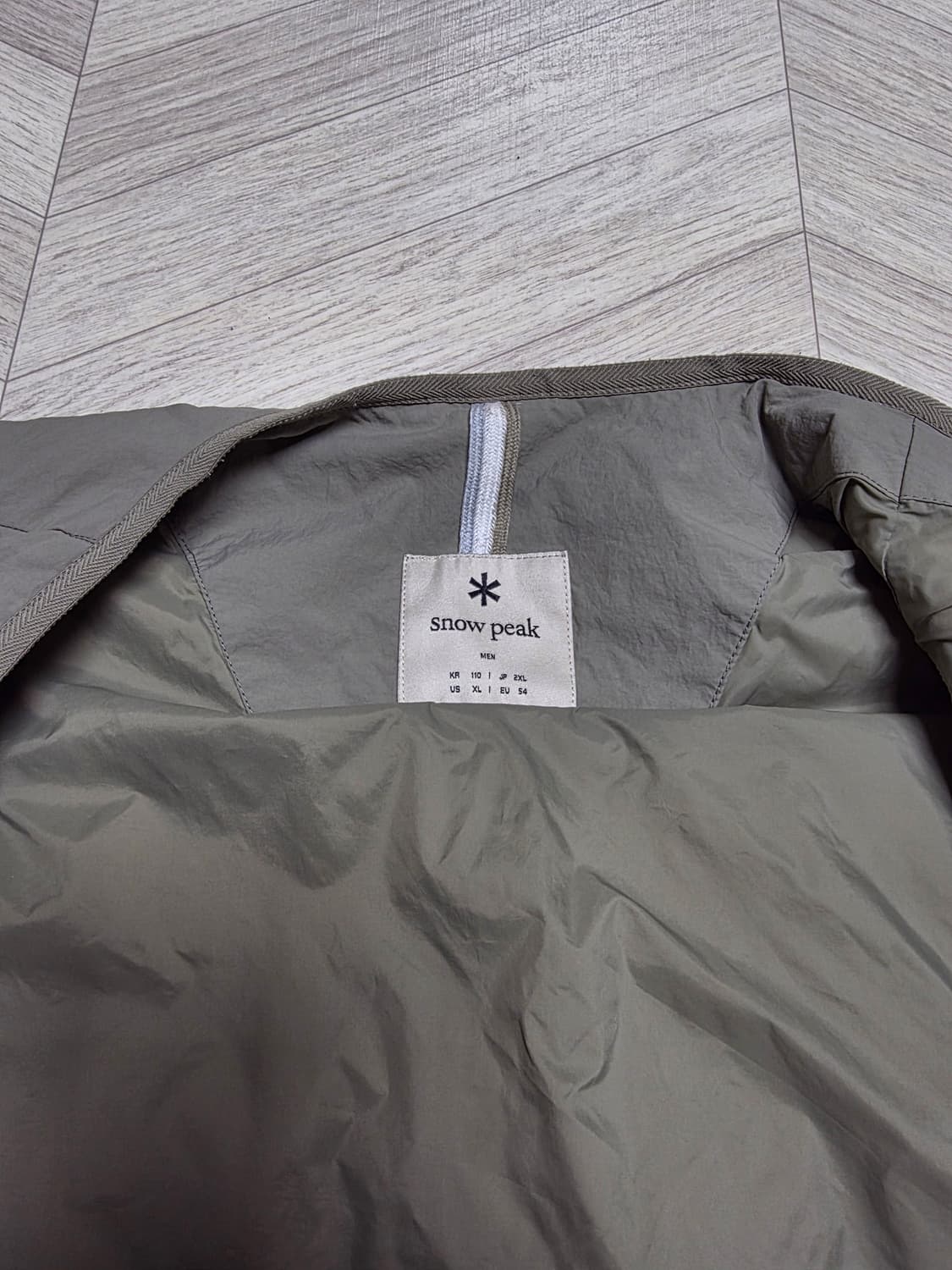 스노우피크 경량 패딩 조끼 남성 110.  XXL 상품이미지6