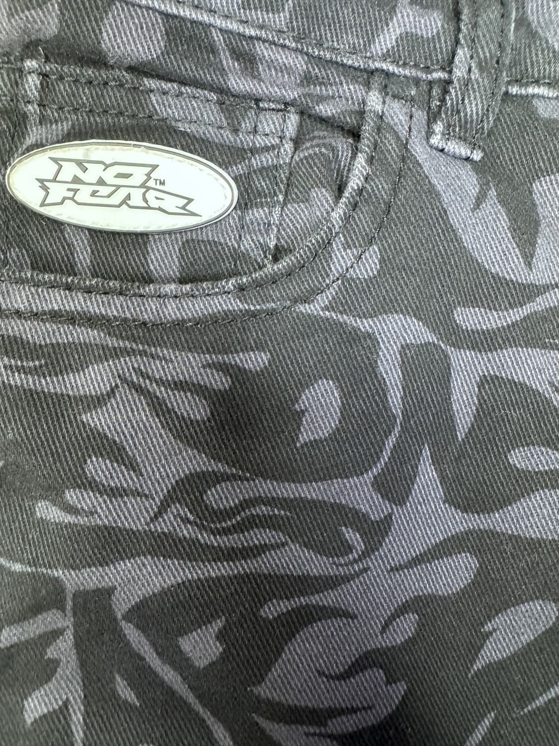 Nofear 노피어x H&M 트윌팬츠 루즈핏 2 상품이미지4