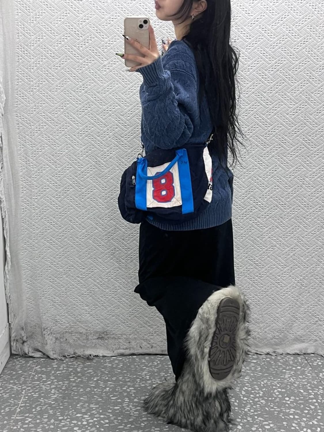 타미힐피거 빈티지 레트로 Y2K 보스턴 크로스백 C08836 상품이미지2