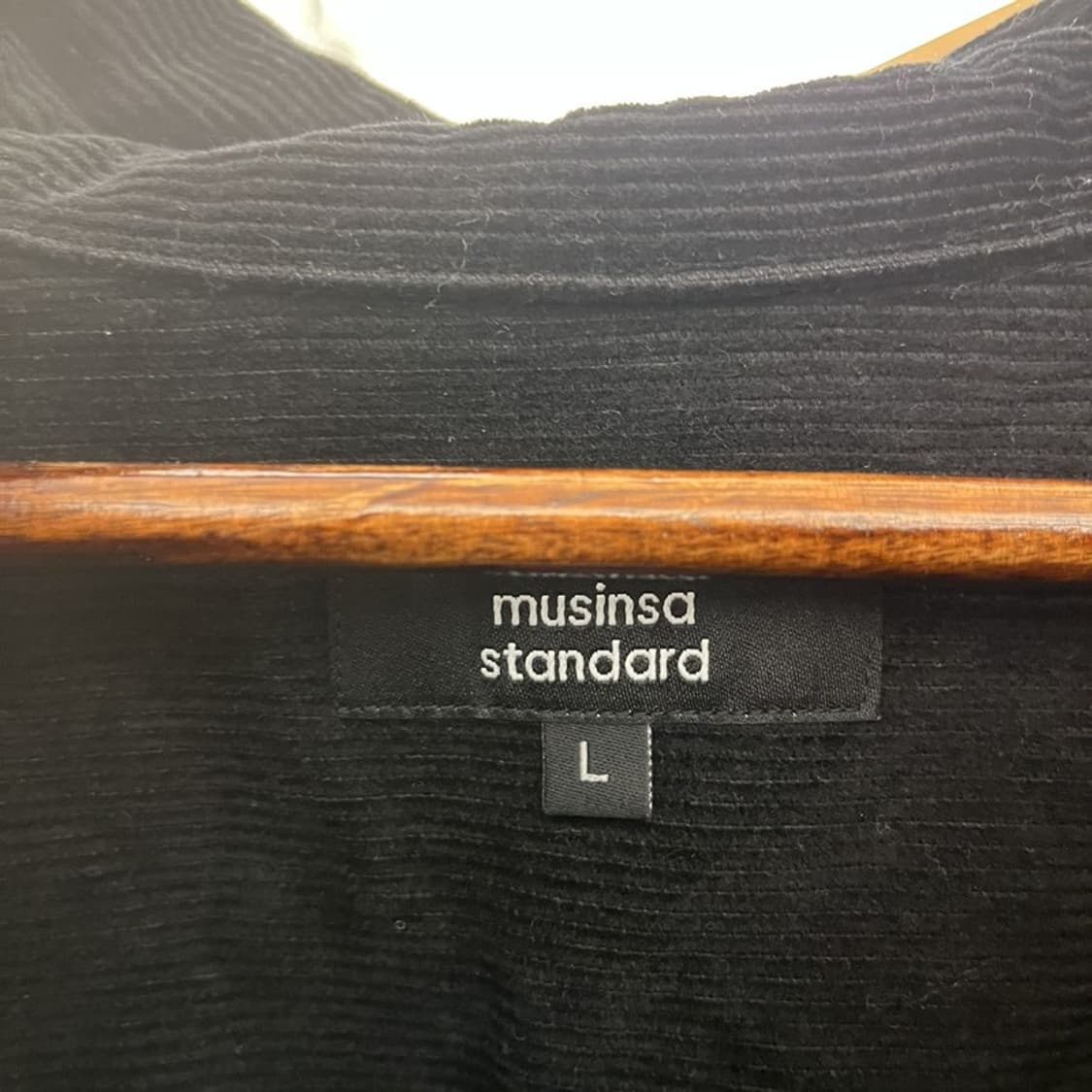 무신사스탠다드 모던 시크 캐주얼 코듀로이 골덴 셔츠 L C09753 상품이미지5