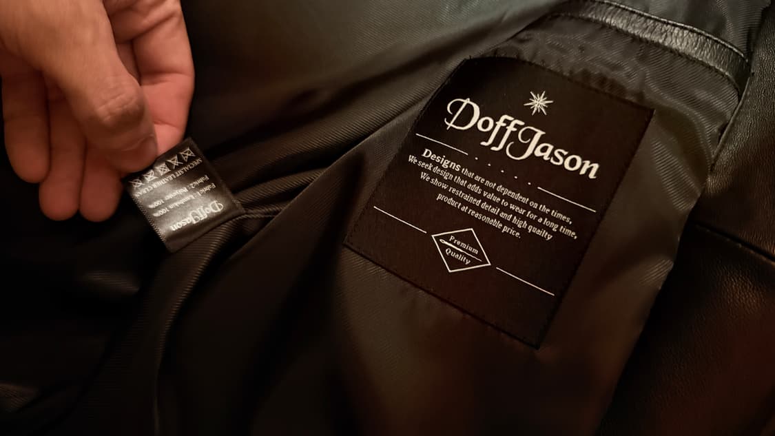 도프제이슨 믹스 레더 라이더 자켓 (양가죽) 상품이미지4