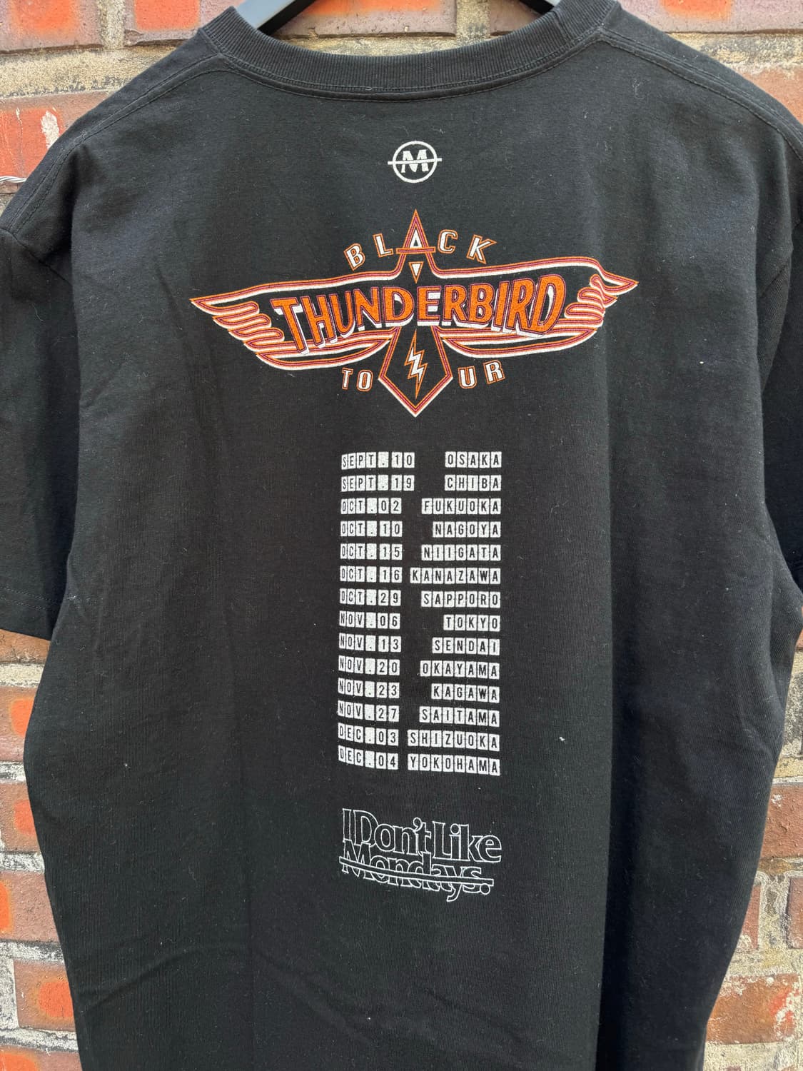블랙 썬더버드 밴드 투어 반팔티셔츠  상품이미지6