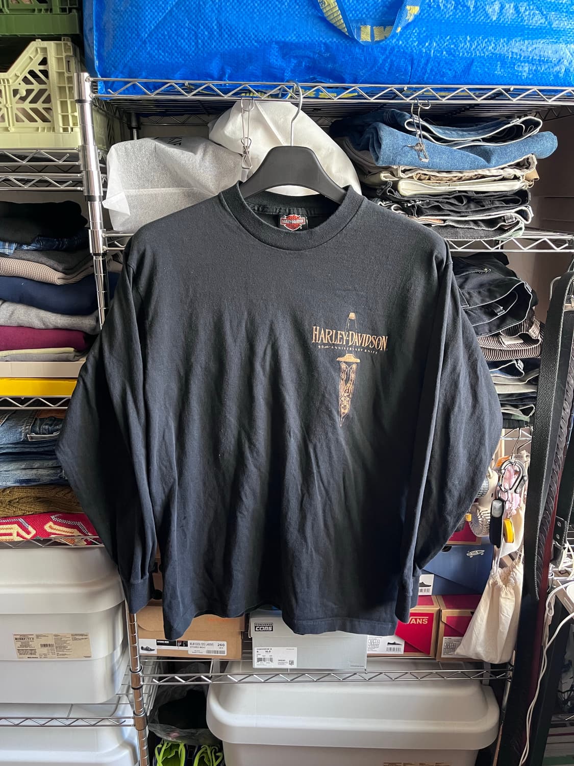 90s usa 할리데이비슨 긴팔 상품이미지1