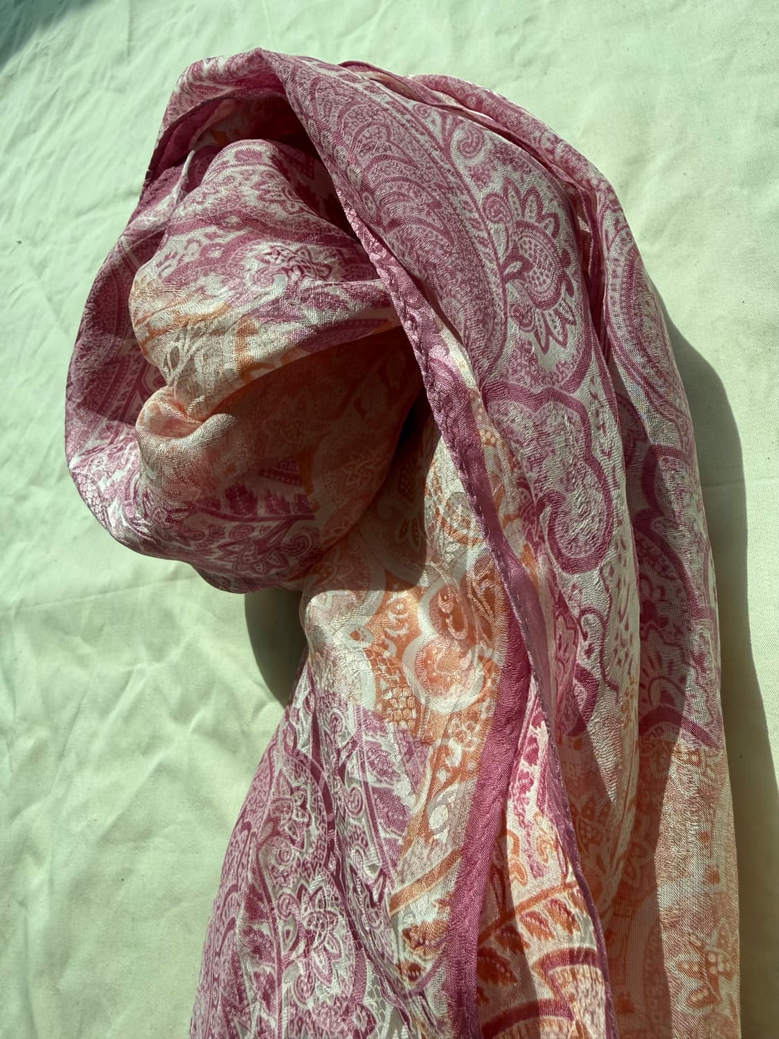 핑크 스카프 상품이미지2