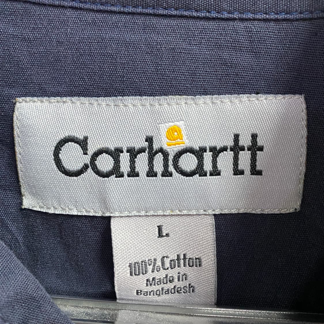 칼하트 포켓로고 네이비 워크 셔츠 B3695 상품이미지4