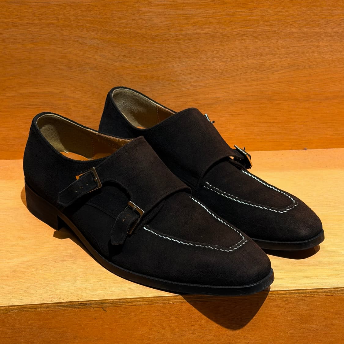 올클래식 카우레더 스웨이드 몽크스트랩 수제화 270 상품이미지1