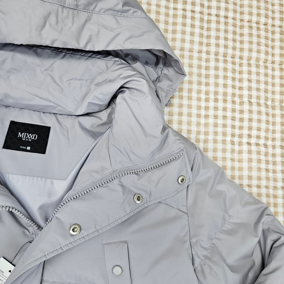 미착용 미쏘맨 오리털 롱 패딩 남자100 상품이미지3