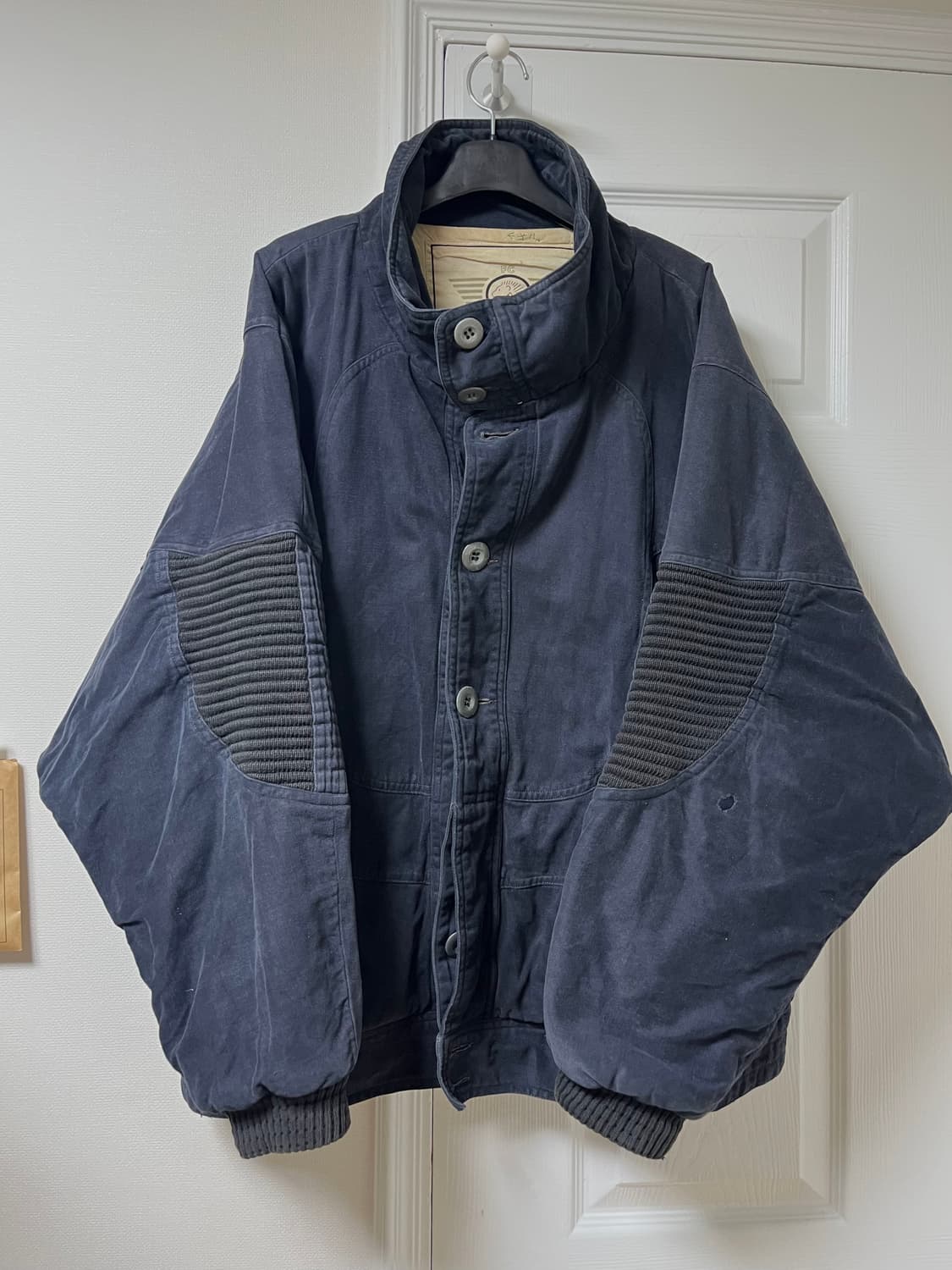 네이비 디테일 자켓 상품이미지3