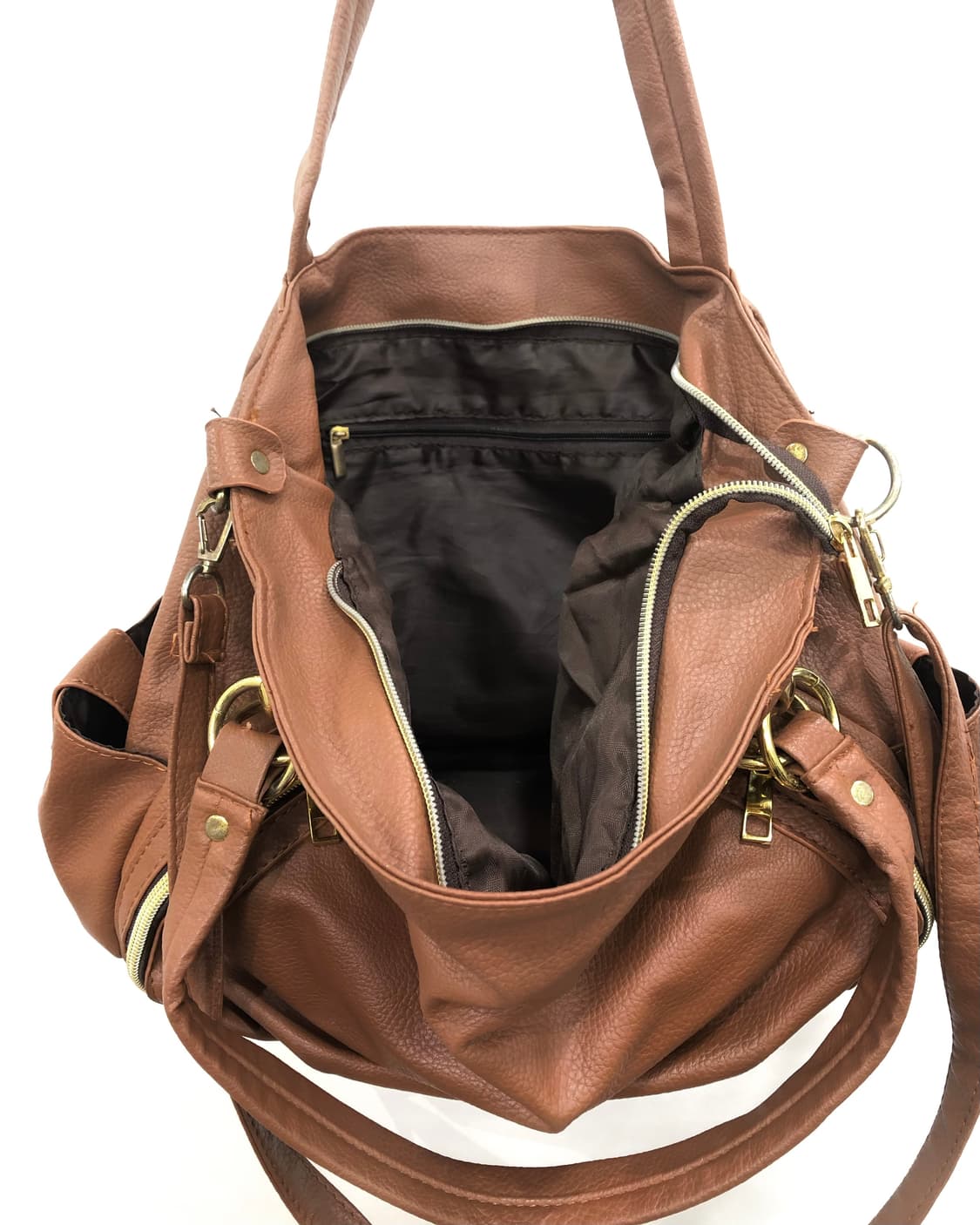 brick brown two way big shoulder bag 상품이미지6