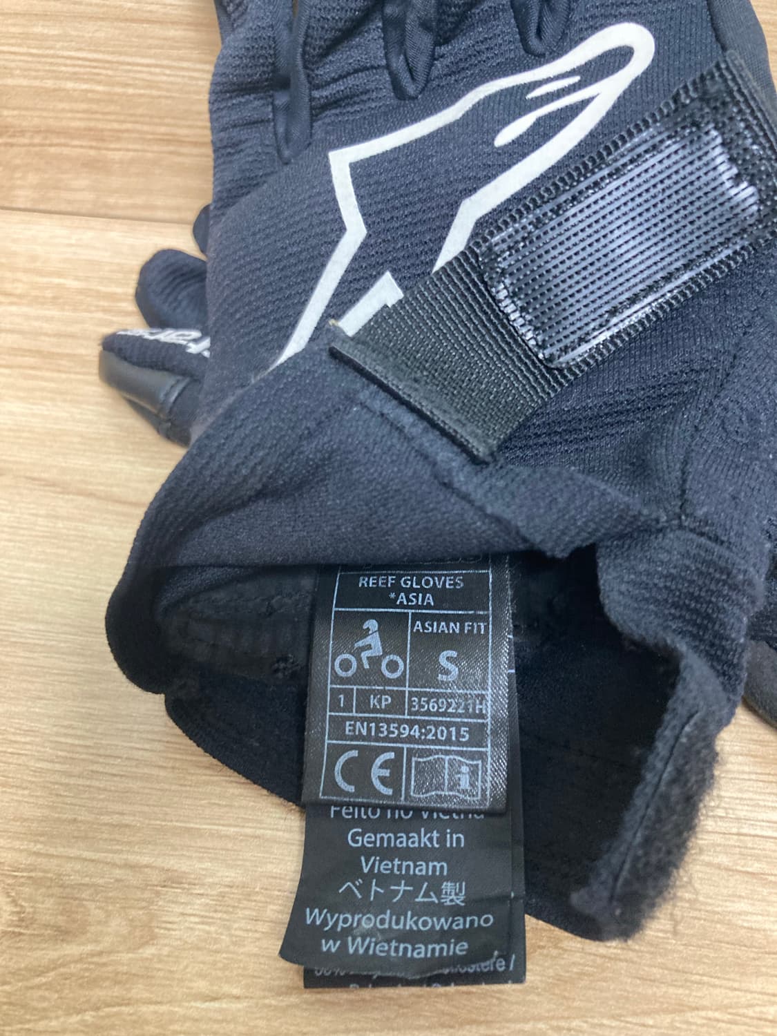 알파인스타 REEF 아시아핏 블랙 장갑 S 상품이미지4