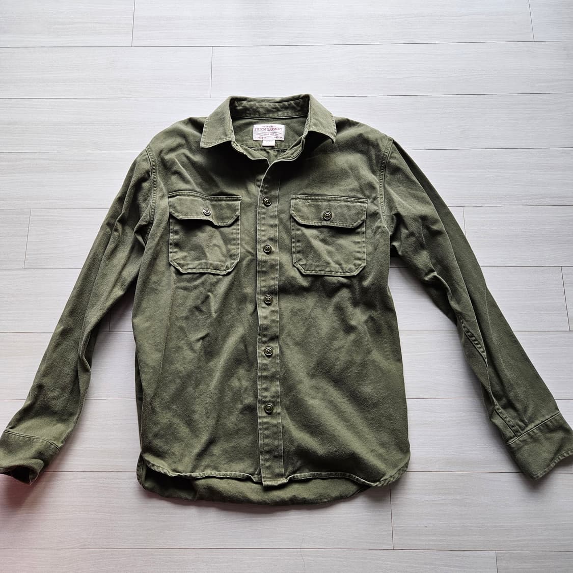 필슨 6온즈 드릴 치노 셔츠 (6oz Drill Chino Shirt) 상품이미지2