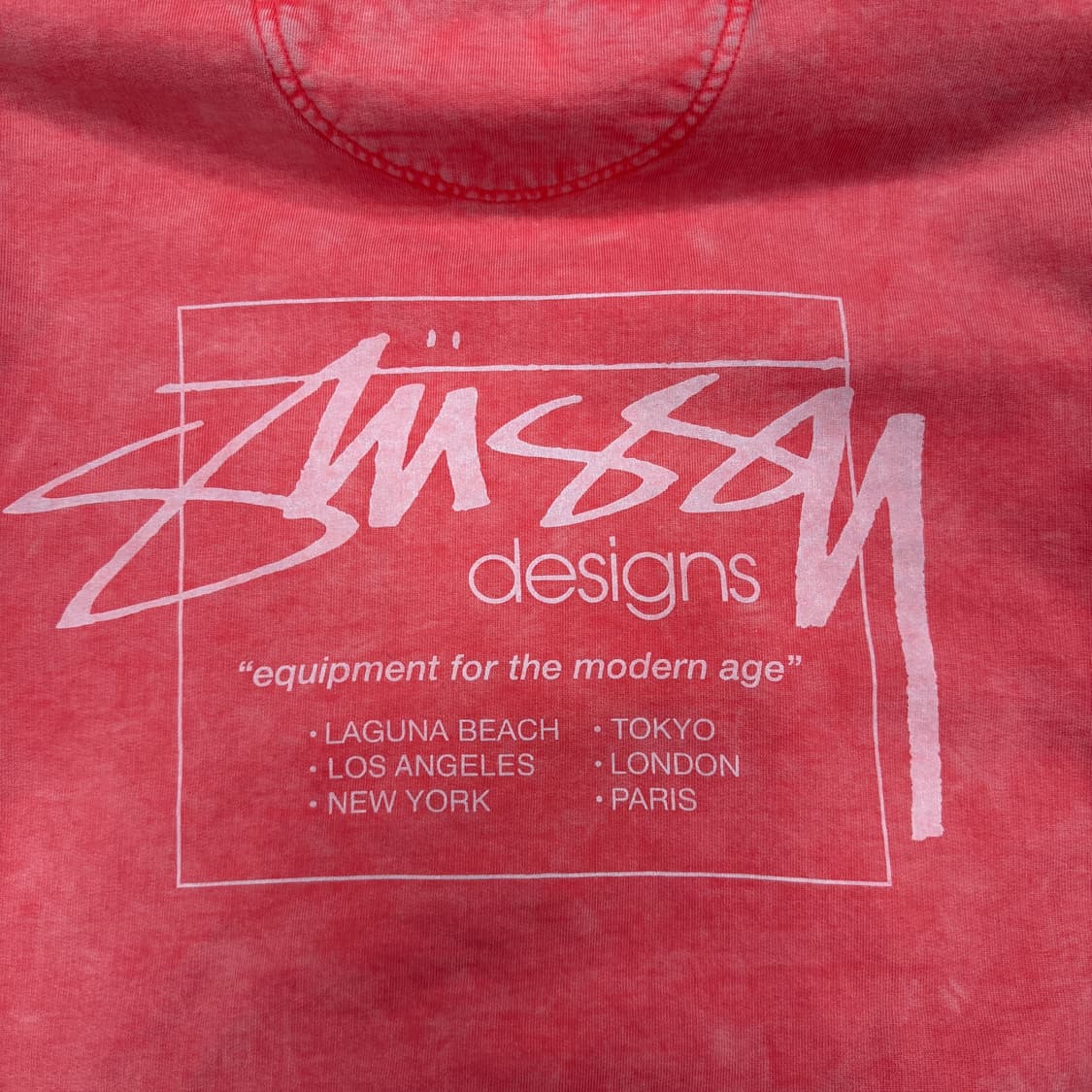 (L)스투시 Stussy Design 22FW후드티셔츠(코랄핑크) 상품이미지7