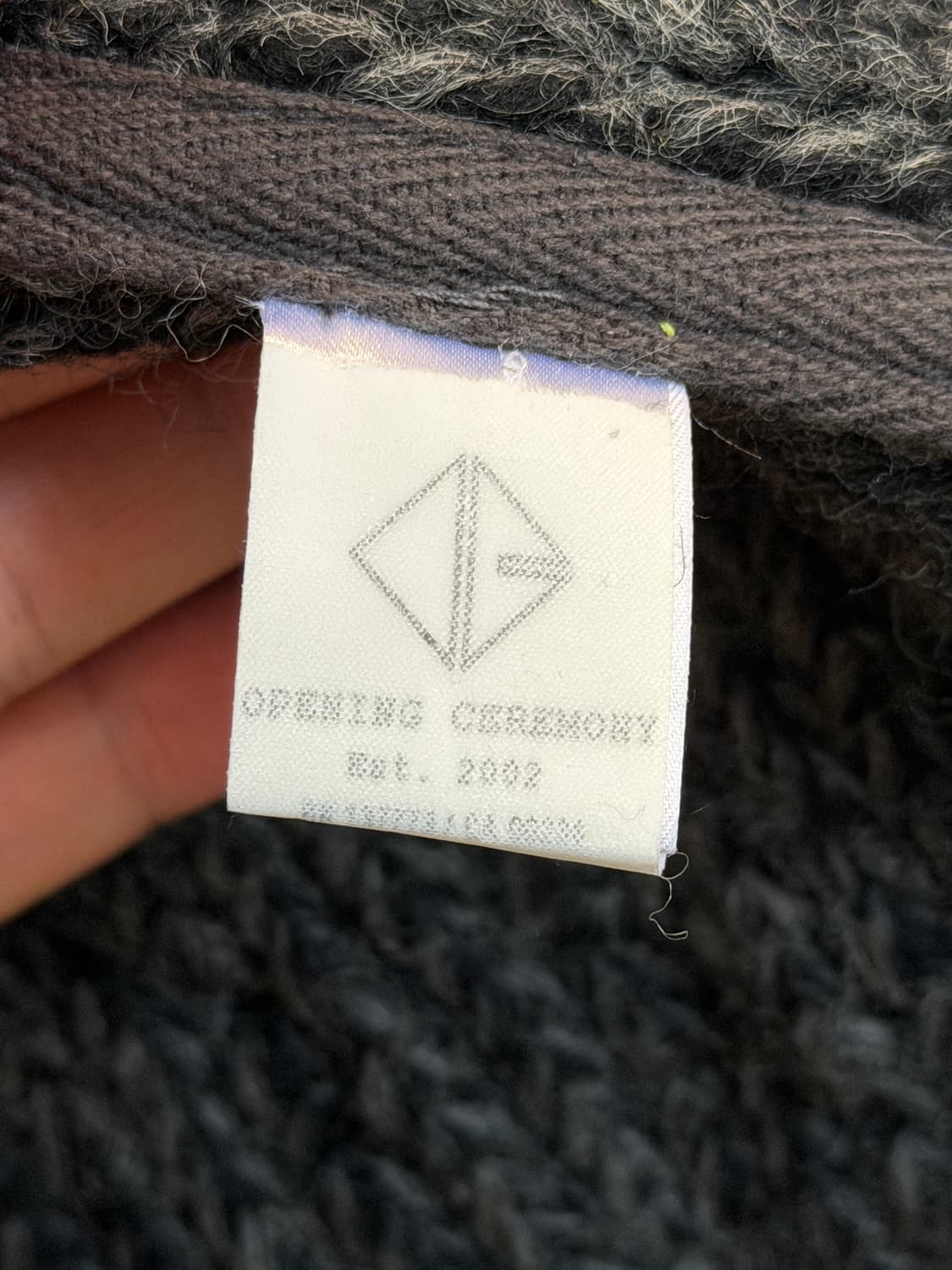 Opening Ceremony 퀼팅 시어링 풀오버 그레이 S 상품이미지4