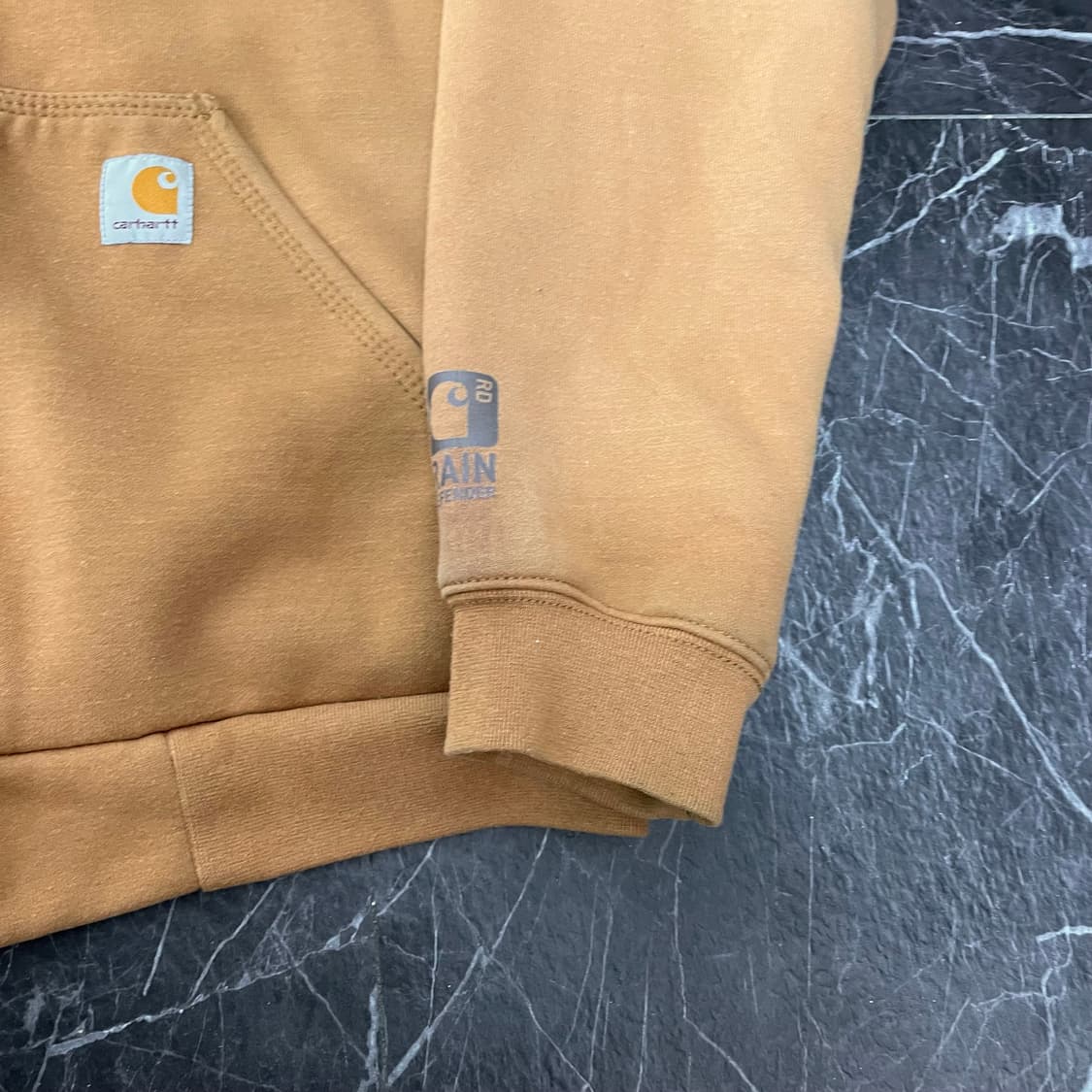 칼하트 오리지널 오버사이즈 된장 써멀 후드집업 상품이미지6