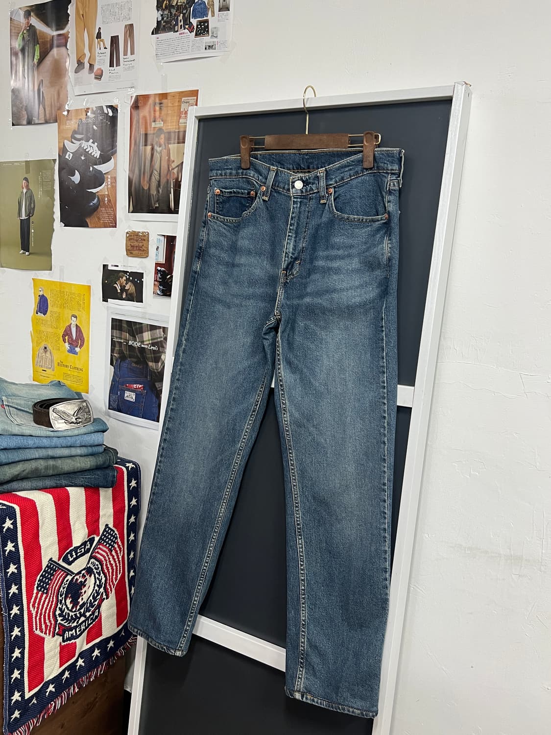 Levis 리바이스 505 레귤러 스트레이트 데님 팬츠 상품이미지8