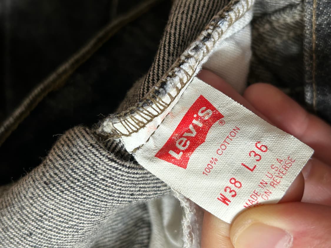 90s 빈티지 리바이스 517 흑청 usa 상품이미지4