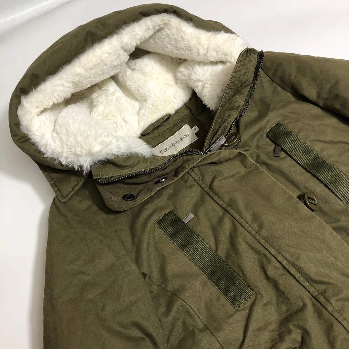 켈빈클라인 야상 패딩 xs 상품이미지3