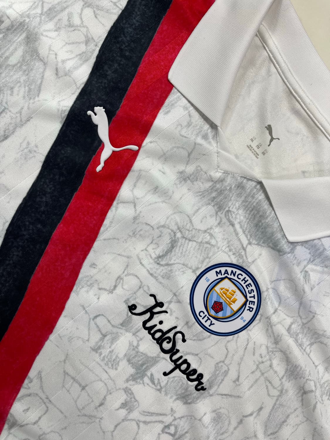푸마 X 키드슈퍼 맨체스터 시티 FC 클럽월드컵 어웨이 엘링 홀란드 (새 상품이미지4