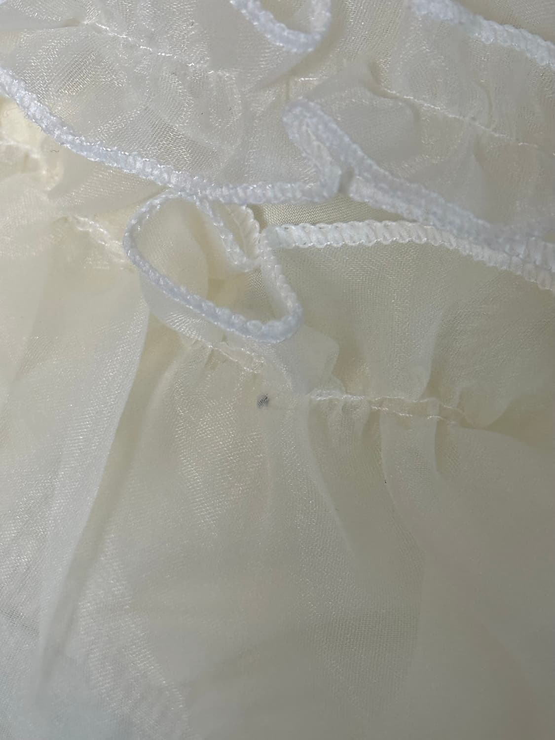 러프넥 튜튜 팬츠 스커트 크림 상품이미지3