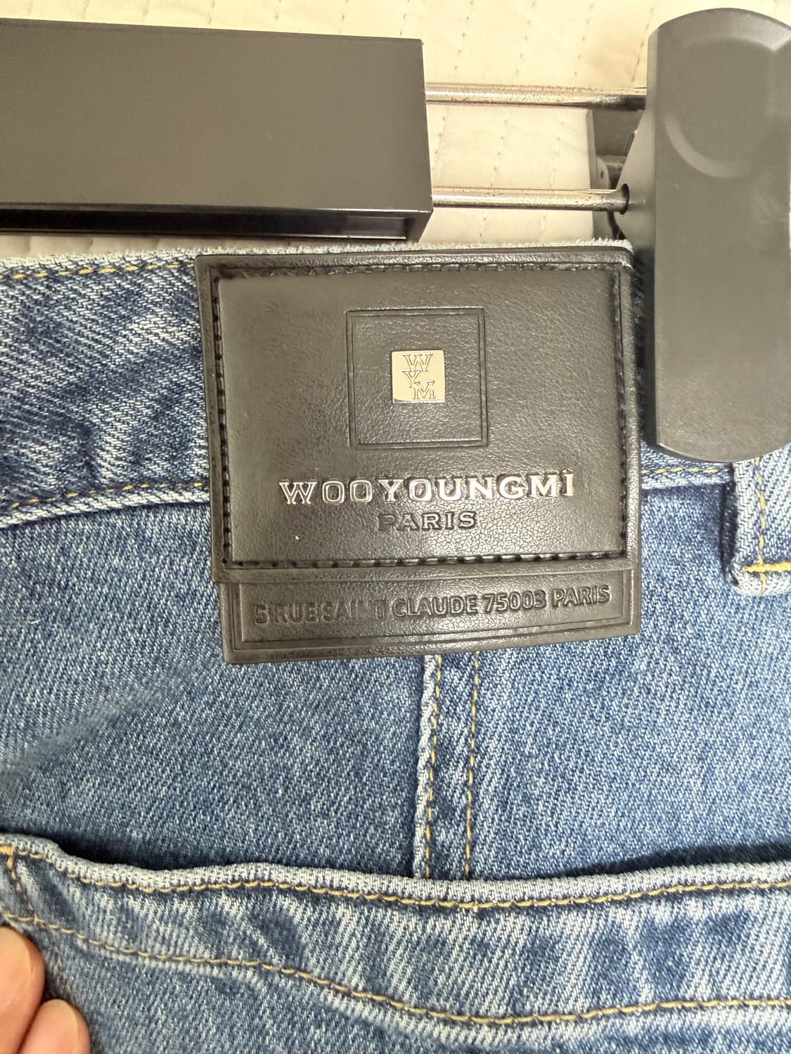 우영미 와이드 데님 팬츠 블루 ( 48) 상품이미지3