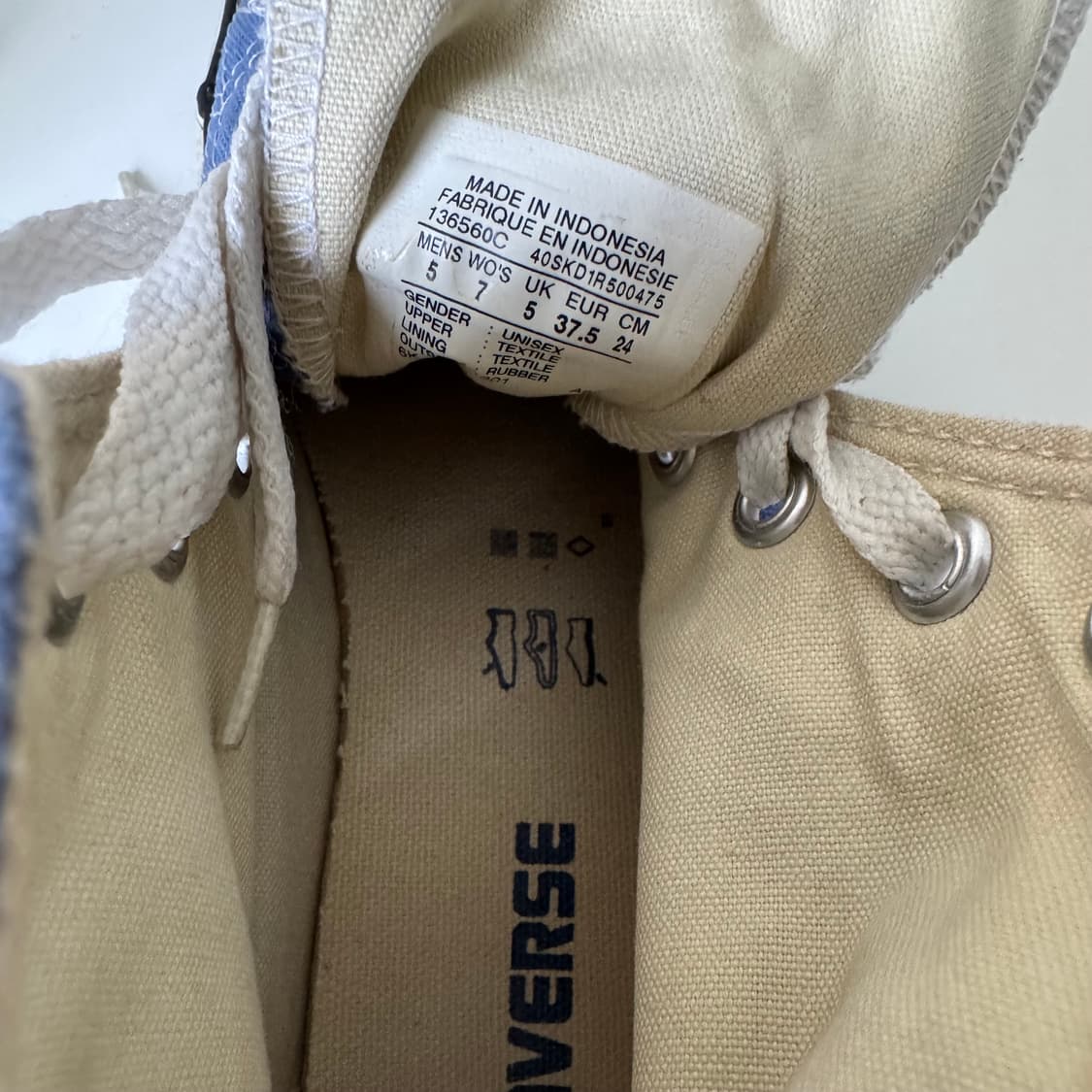 컨버스 척테일러 올스타 하이 블루 240 상품이미지6