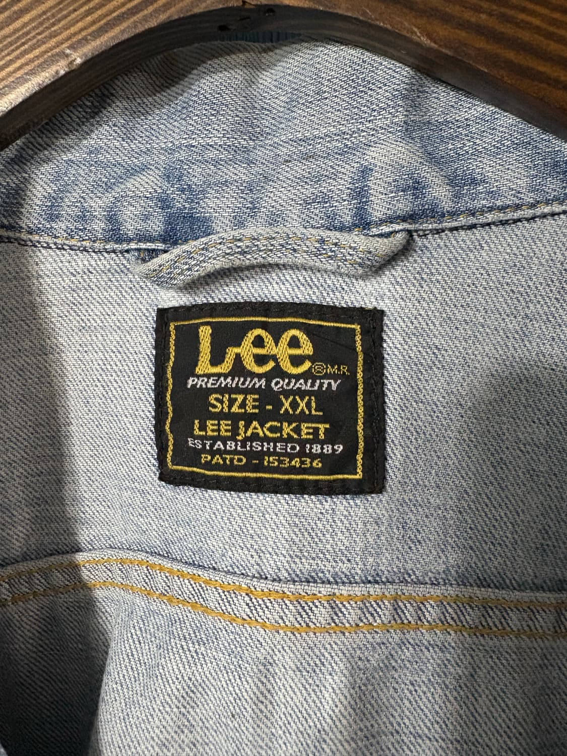 80-90s Lee patd-153436 denim jacket.  상품이미지2