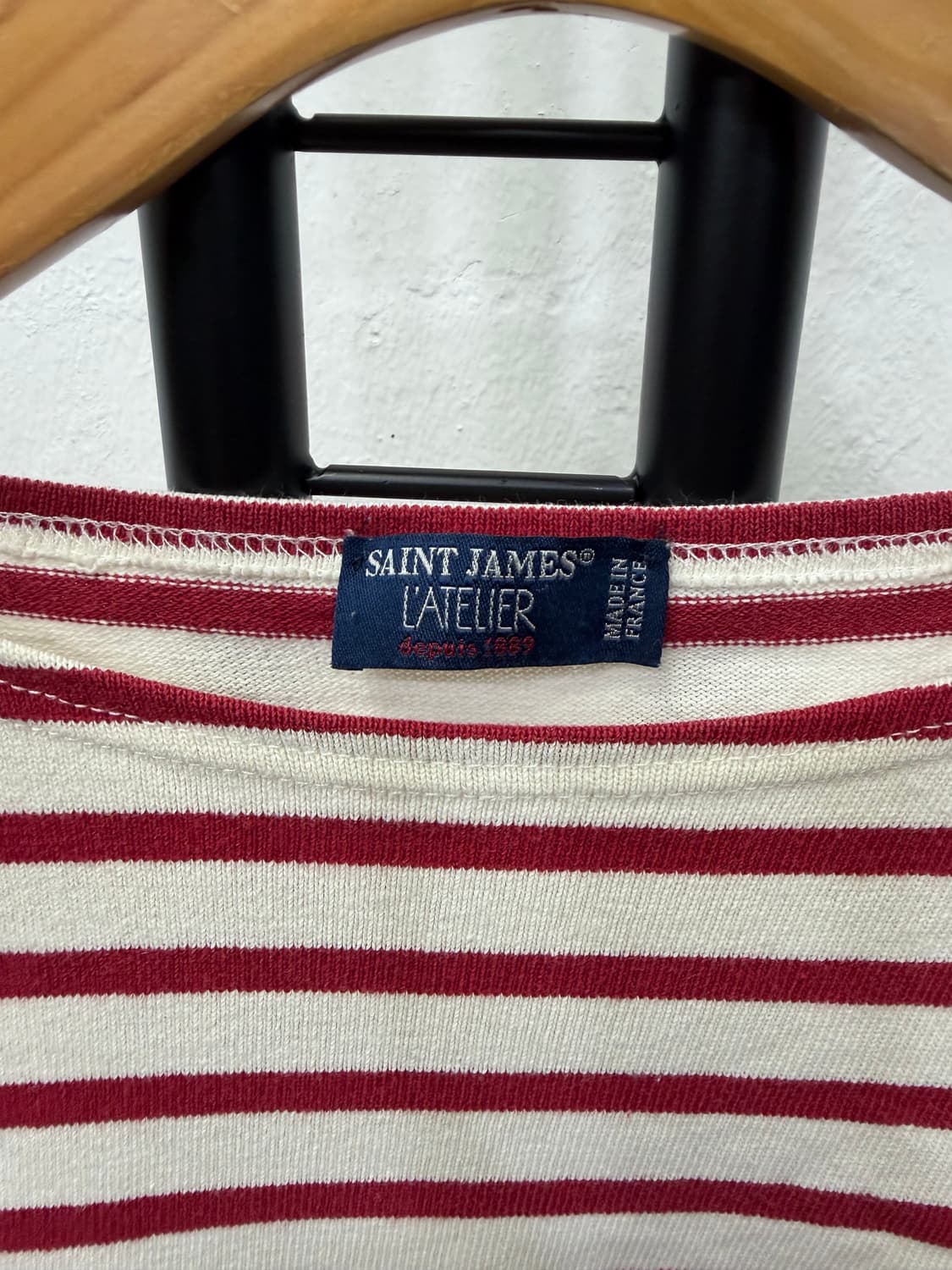 정품) 세인트제임스 여성 스트라이프 티셔츠 XS 상품이미지6