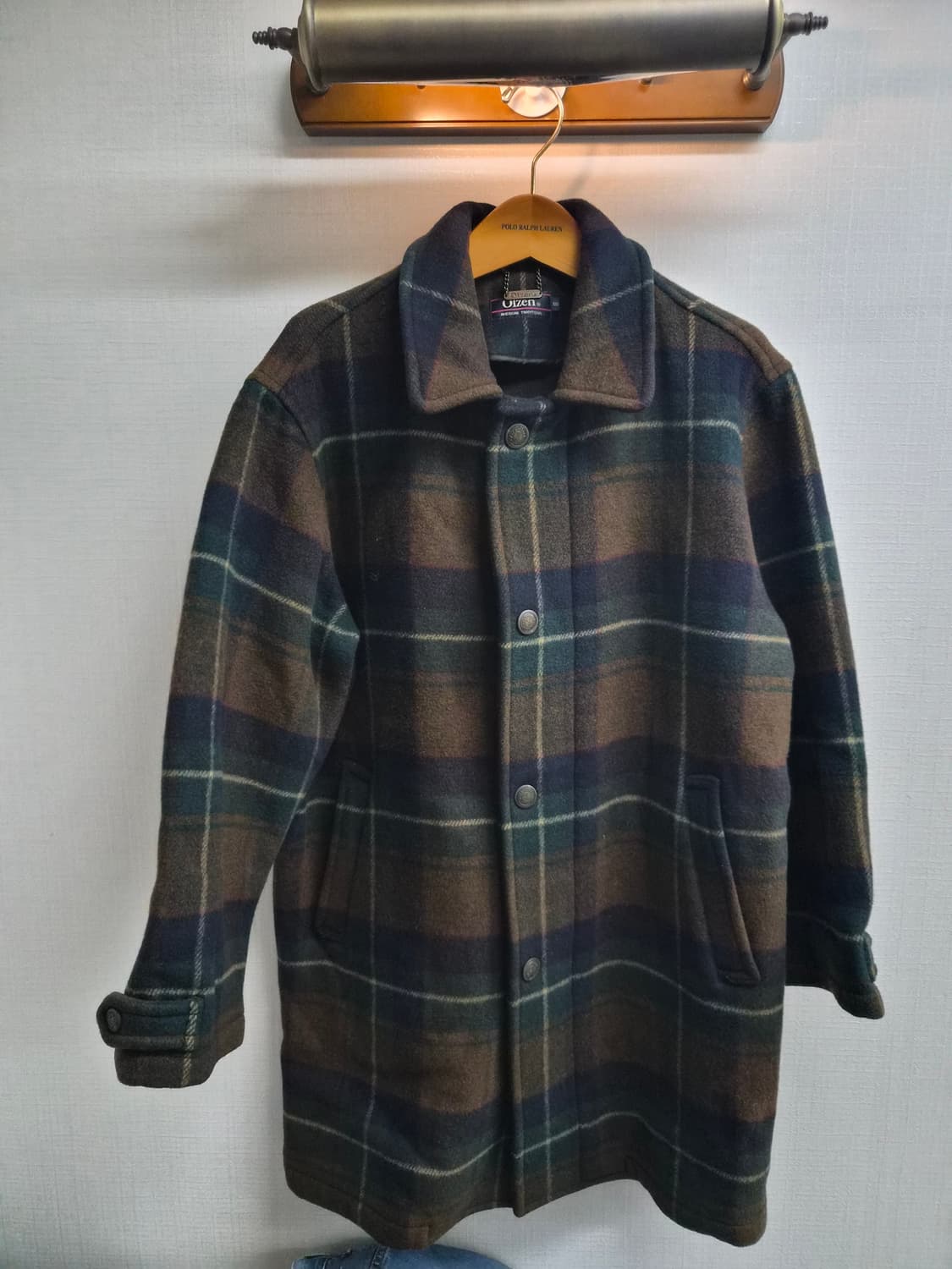 100) OLZEN 올젠 싱글 울 코트 팝니다 상품이미지1