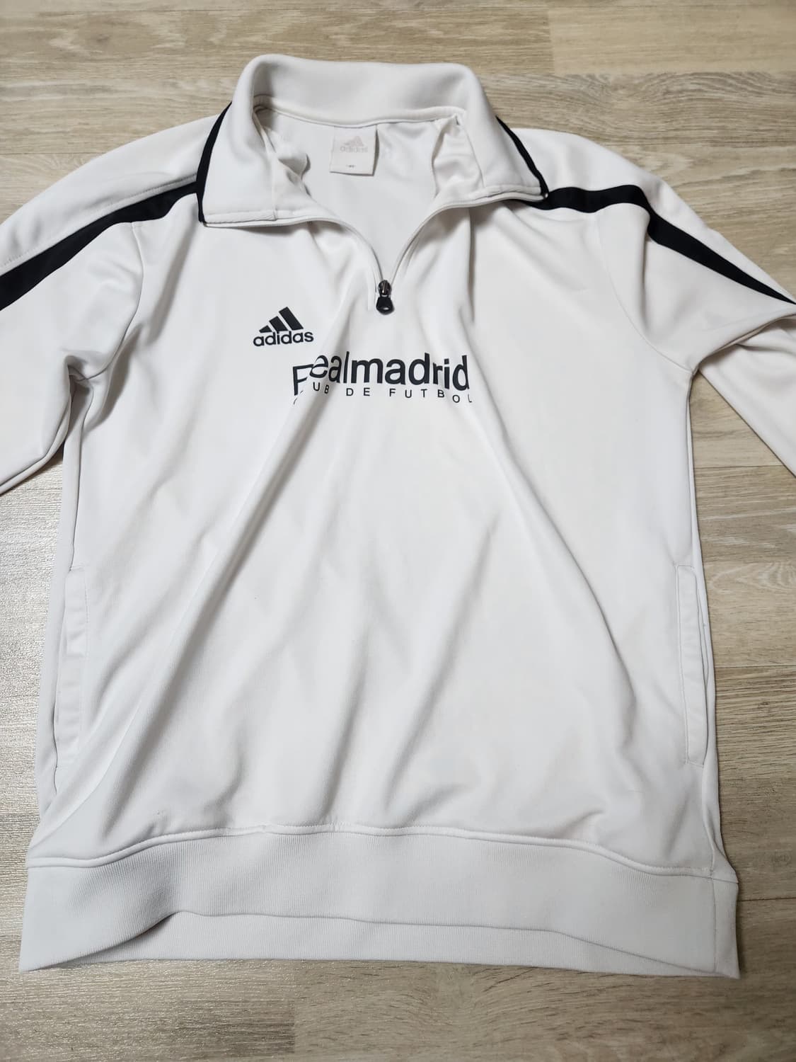 아디다사 레알 마드리드 반집업 트레이닝복 상품이미지2
