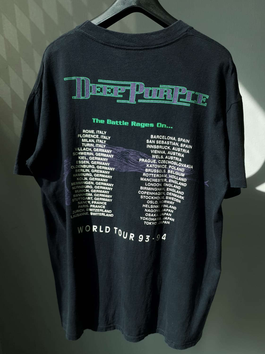 90s BROCKUM "Deep Purple" Band tees 상품이미지7