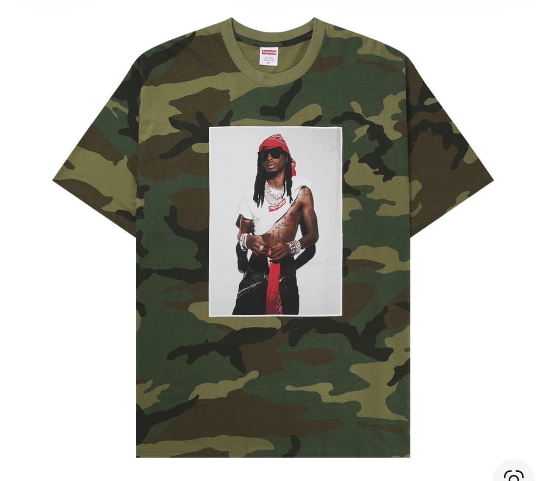 슈프림 플레이보이카티 티셔츠 카모 S 저한테 팔아주실분 상품이미지1