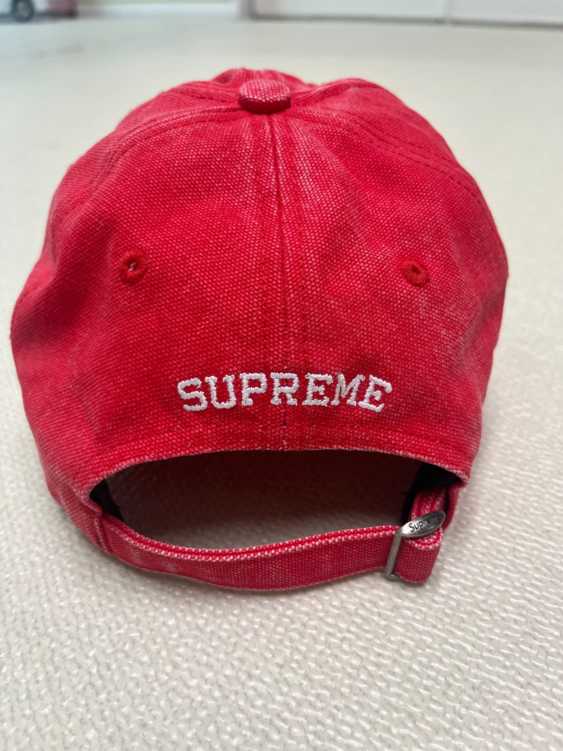 슈프림 피그먼트 코티드 s로고 캡 상품이미지4
