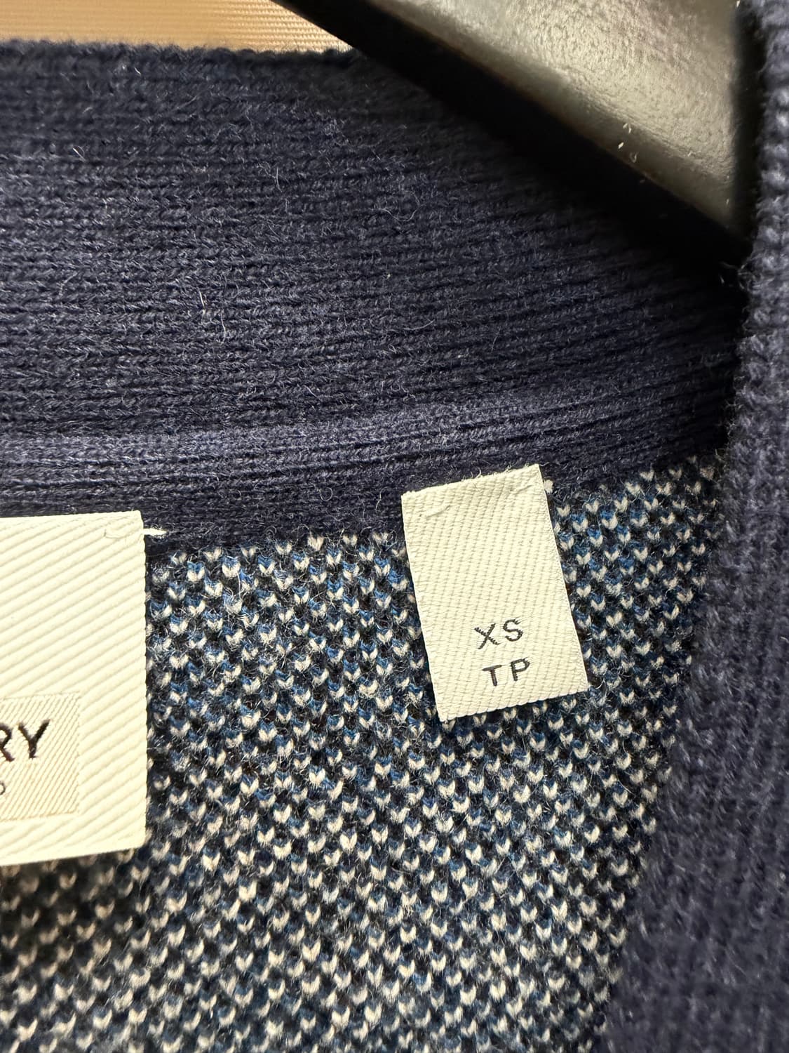 버버리 체크 울 캐시미어 오버사이즈 가디건 (95) 상품이미지7