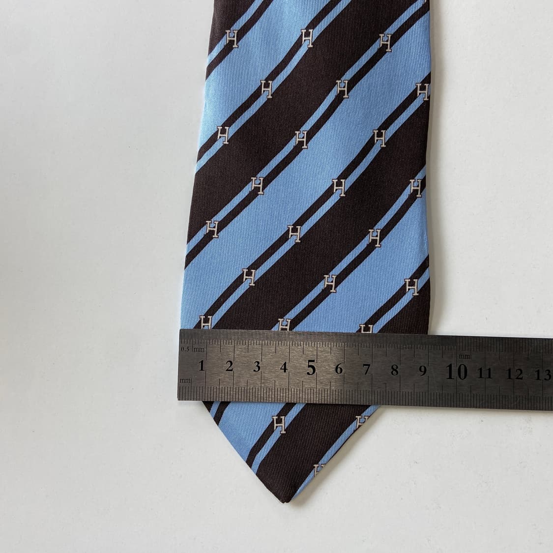에르메스(HERMES) H모노그램 명품 정품 넥타이 상품이미지8