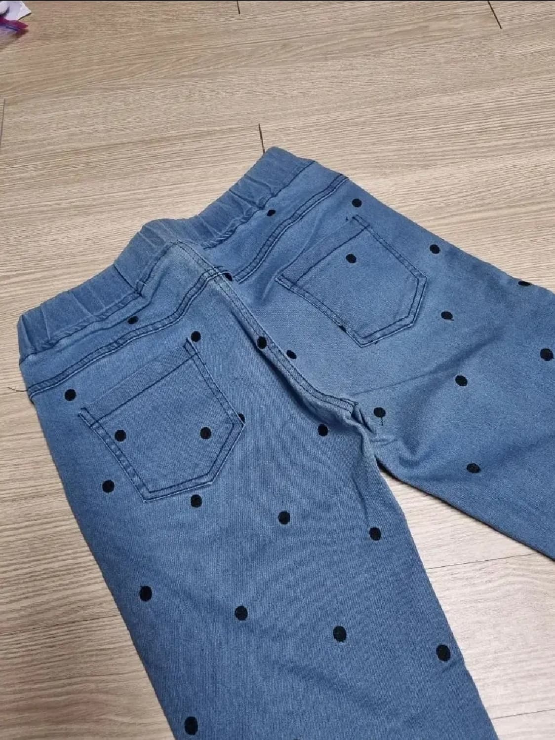 땡땡이 자수 바지 상품이미지3