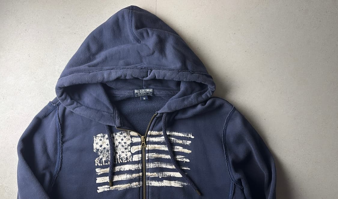 폴로 성조기 후드집업 상품이미지2