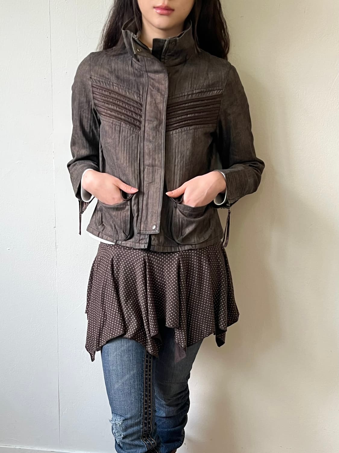 neuf cent neuf 바이커 자켓 상품이미지6