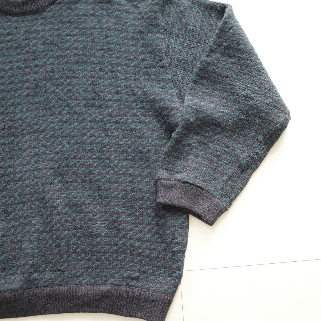 90s 버드아이 울 피셔맨 니트 (엘엘빈) 상품이미지3