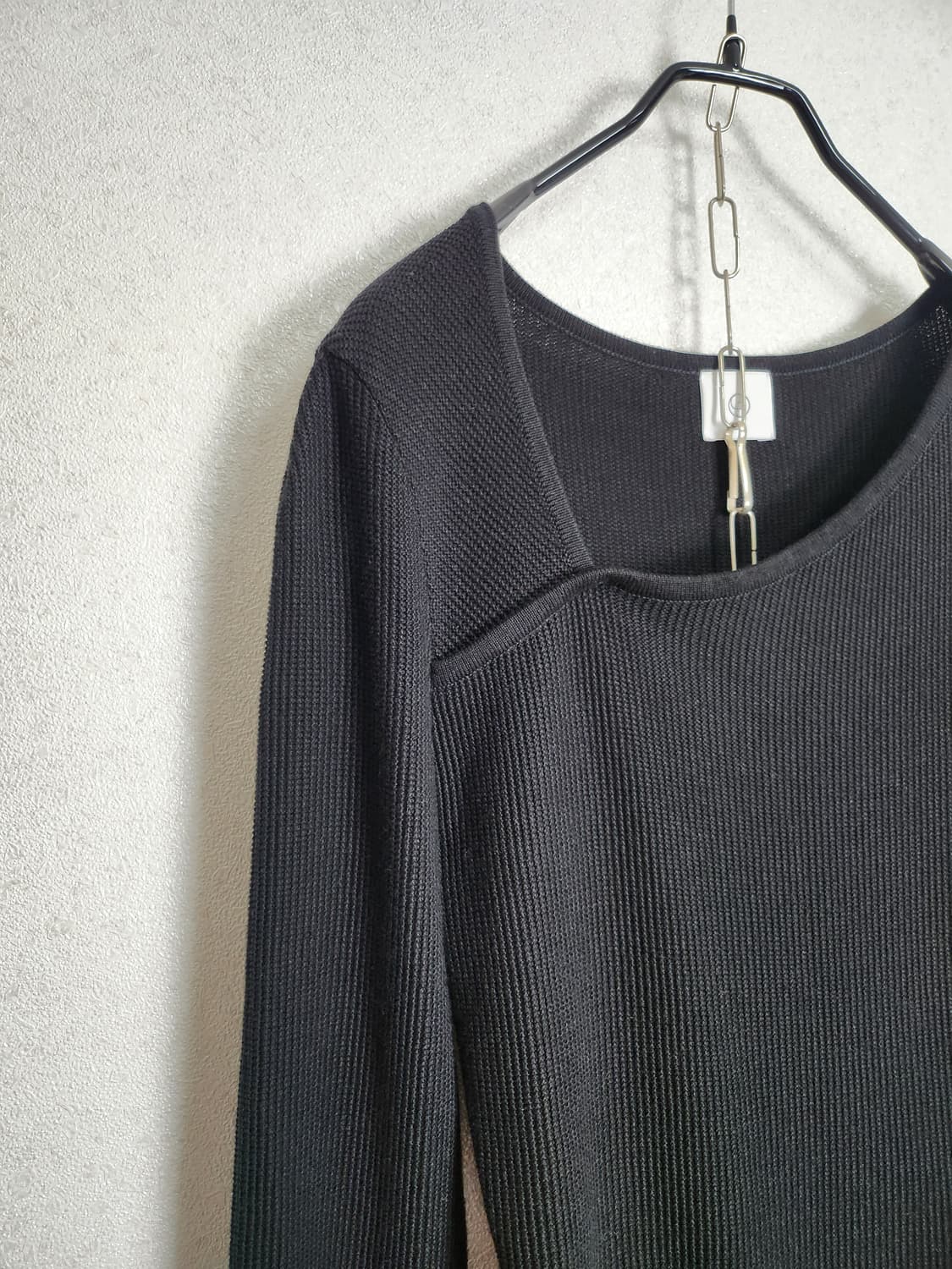 유메르 사선넥 니트55 66  상품이미지5