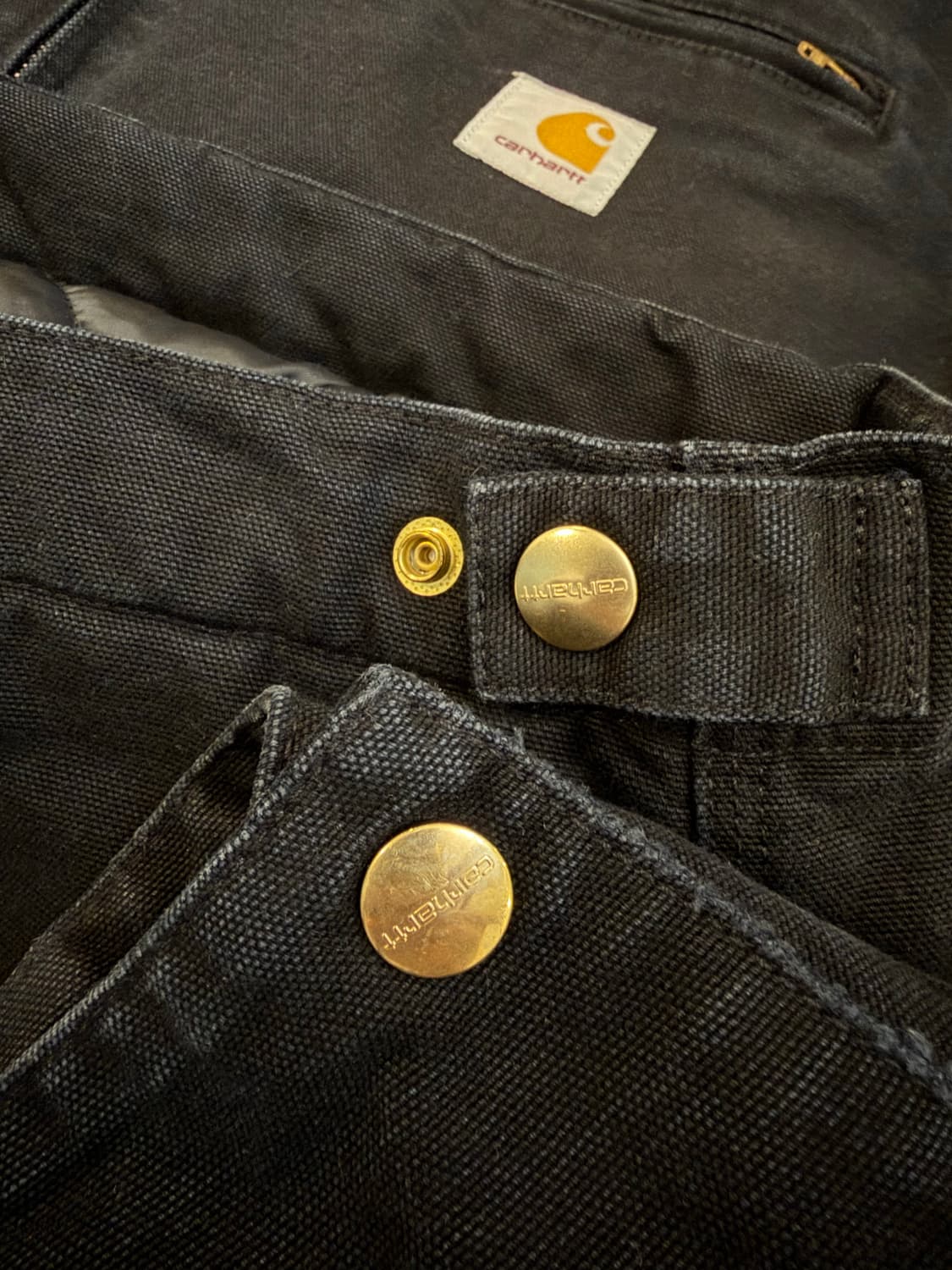 칼하트 WIP OG 디트로이트 워크자켓 블랙 상품이미지4