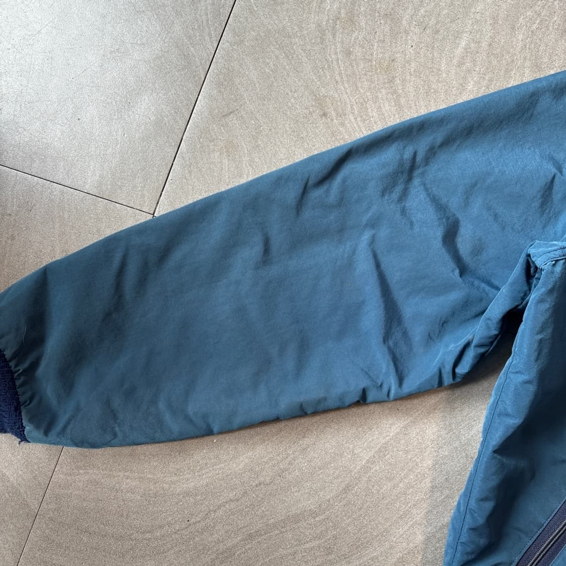 90년대 미국 생산 울리치 다크블루 웜업 자켓 상품이미지4