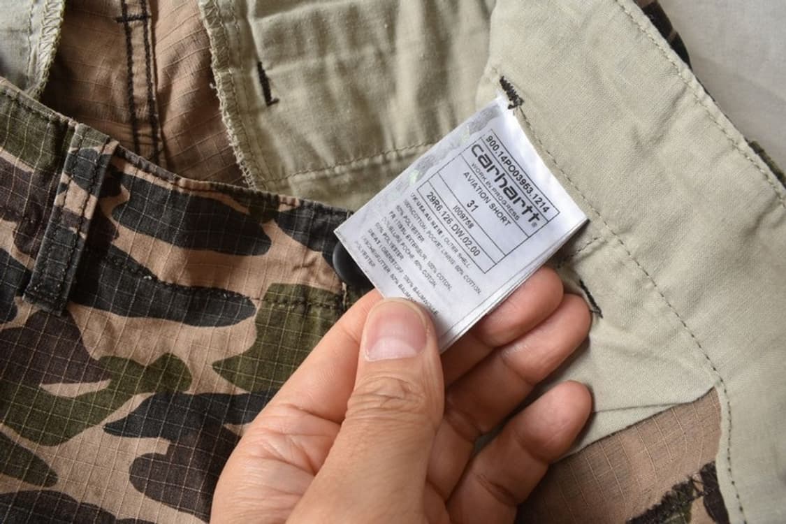 칼하트 카모 쇼츠 카고 반바지 31 M0379 상품이미지5